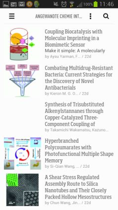 Androidスマホ版Feedly